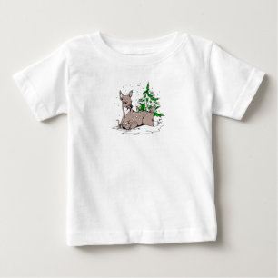Camiseta De Bebé La cierva -
