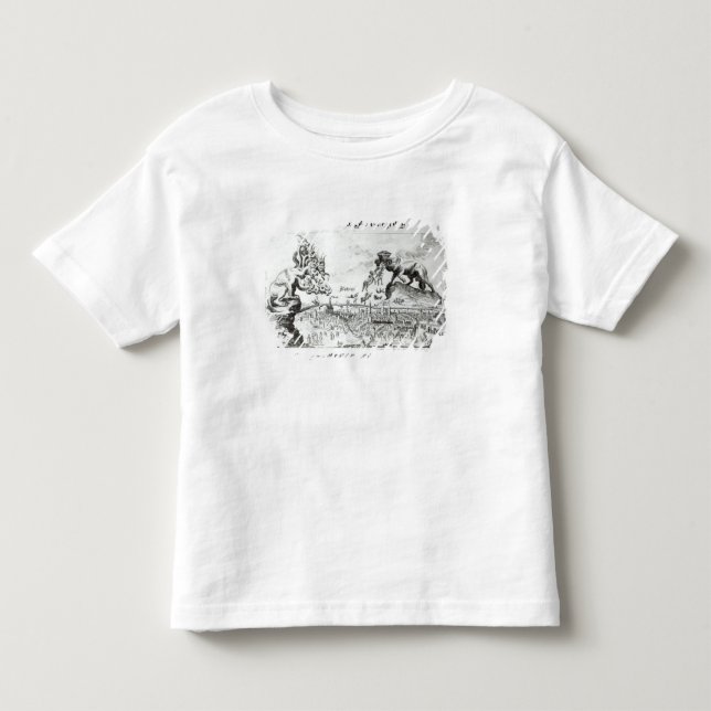 Camiseta De Bebé La ciudad de Augsburg forzó para aceptar al (Anverso)