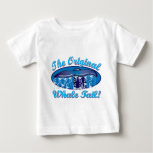 Camiseta De Bebé La cola original de la ballena