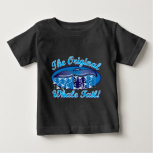 Camiseta De Bebé La cola original de la ballena