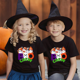 Camiseta De Bebé La colorida familia Boo Crew Halloween coincidiend