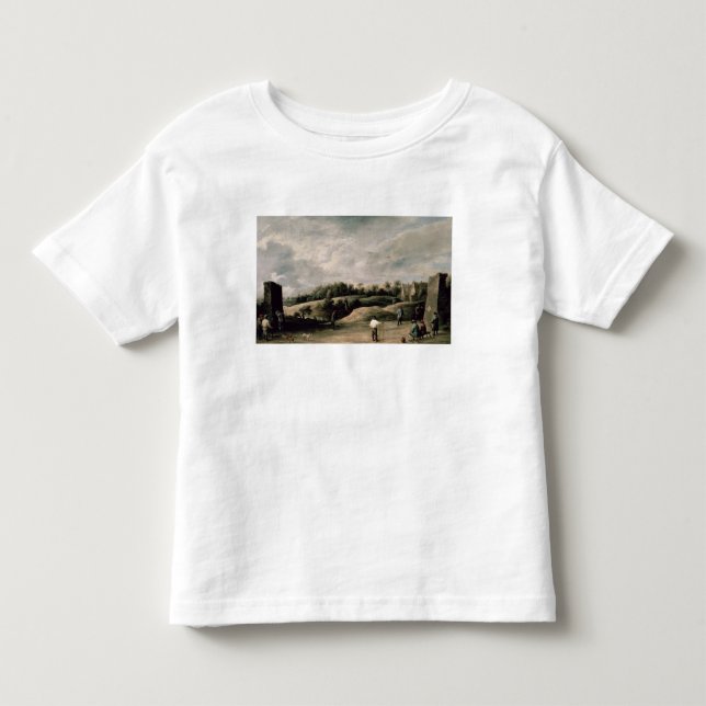 Camiseta De Bebé La competencia del tiro al arco (Anverso)
