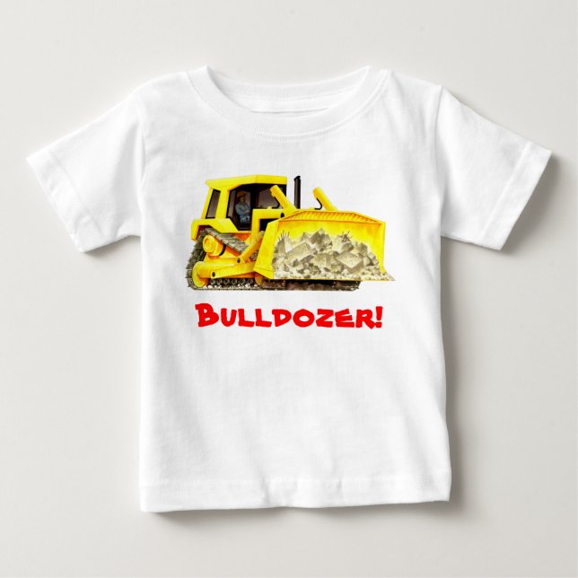 Camiseta De Bebé La construcción de encargo del niño acarrea la (Anverso)