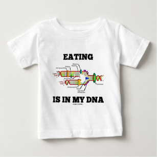 Camiseta De Bebé La consumición está en mi DNA (el humor de la