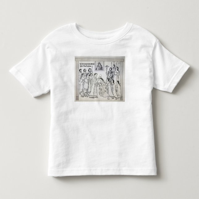 Camiseta De Bebé La conversión de los Aztecas a romano (Anverso)