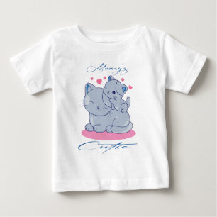 Camiseta De Bebé La corbata de la mamá