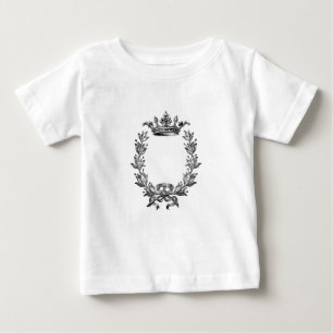 Camiseta De Bebé La corona vintage y el arte de la corona