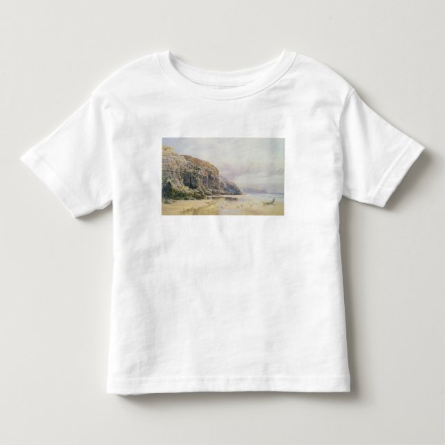 Camiseta De Bebé La costa de Cornualles (Anverso)