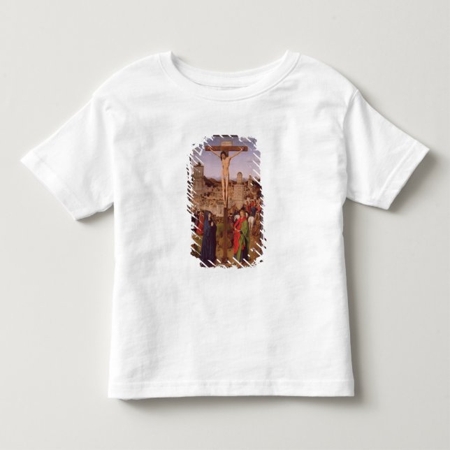 Camiseta De Bebé La crucifixión (aceite en el panel) (Anverso)