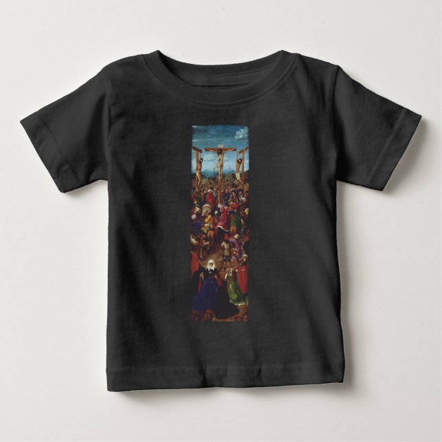 Camiseta De Bebé La Crucifixión de Van Eyck (Anverso)