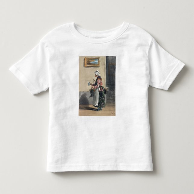 Camiseta De Bebé La dama de limpieza, de "Les Femmes de Paris" (Anverso)