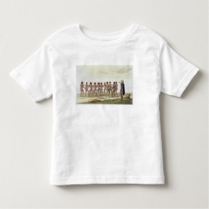 Camiseta De Bebé La danza de guerra de los isleños de Caroline,