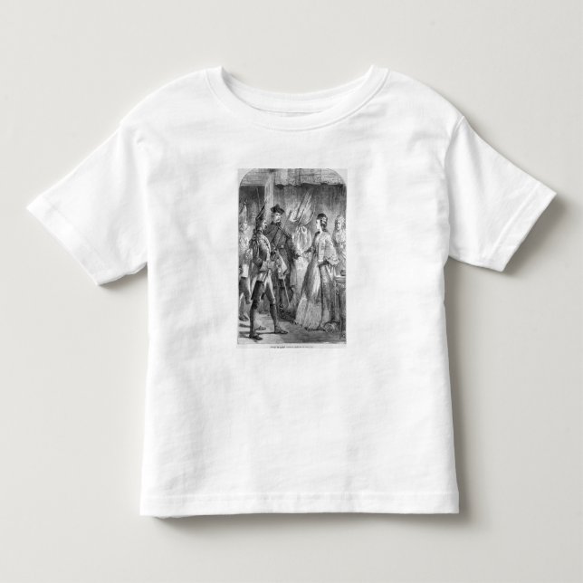 Camiseta De Bebé La detención de Caroline Matilda (Anverso)