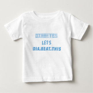 Camiseta De Bebé la diabetes deja que la