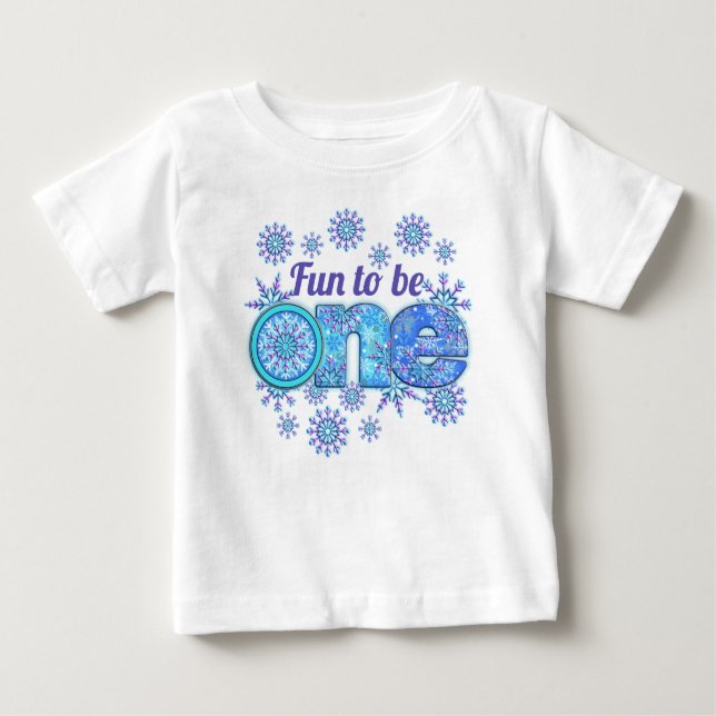 Camiseta De Bebé La diversión de la nieve congelada es una (Anverso)
