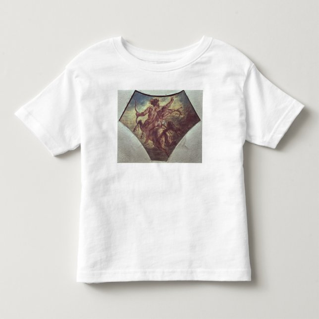 Camiseta De Bebé La educación de Aquiles (Anverso)