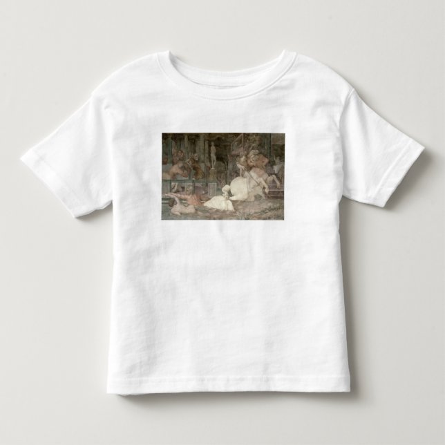 Camiseta De Bebé La educación de Aquiles (Anverso)