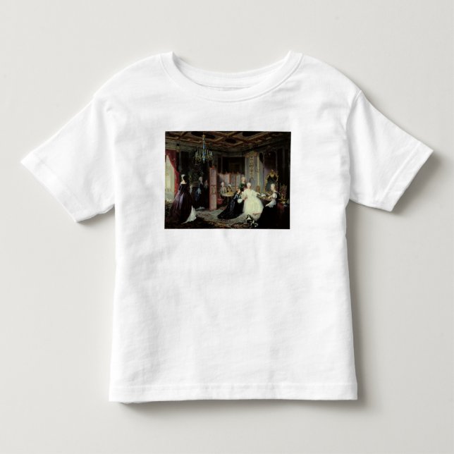 Camiseta De Bebé La emperatriz Catherine el Grande recibiendo un (Anverso)