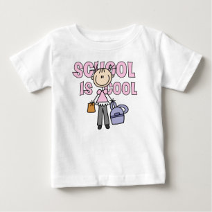 Camiseta De Bebé La escuela de chica es Guay