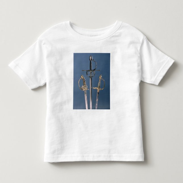 Camiseta De Bebé La espada del oficial de la infantería (Anverso)