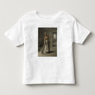 Camiseta De Bebé La esposa que barre, 1867 de un granjero