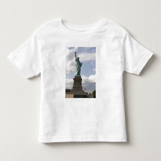 Camiseta De Bebé La estatua de la libertad en la isla de la (Anverso)