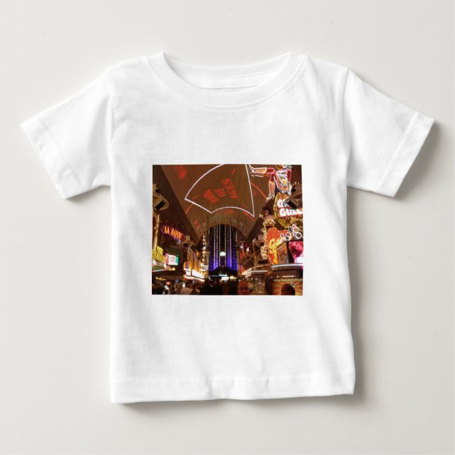 Camiseta De Bebé La experiencia de la calle de Fremont - Las Vegas (Anverso)
