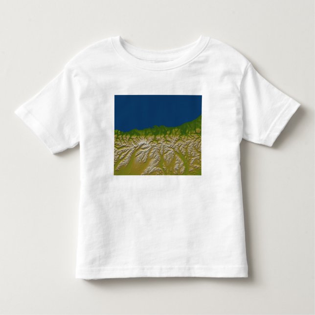 Camiseta De Bebé La falla alpina en la costa oeste (Anverso)