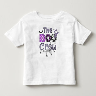 Camiseta De Bebé La familia Boo Crew Ghost Spider Halloween Black
