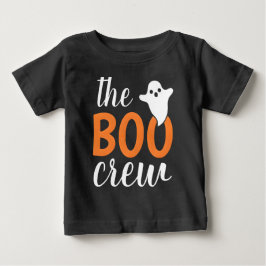 Camiseta De Bebé La familia de Boo Crew Naranja Halloween