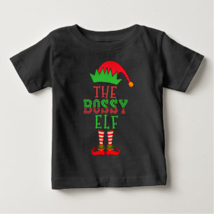 Camiseta De Bebé La familia de los Navidades de los Elfos Bossy coi