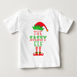 Camiseta De Bebé La familia de los Navidades Elf listos coincidiend