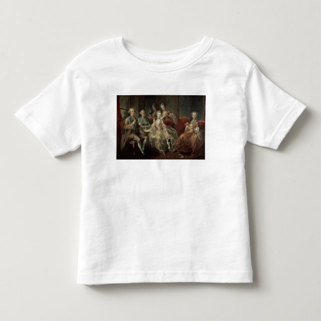 Camiseta De Bebé La familia de Penthievre o la taza de chocolate (Anverso)