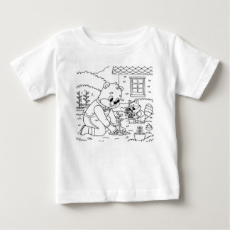 Camiseta De Bebé La familia del oso y la madre personalizado Rabit