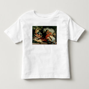 Camiseta De Bebé La familia santa con St. Catherine de
