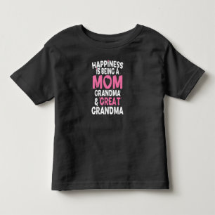 Camiseta De Bebé La felicidad es ser un regalo divertido de mamá