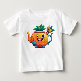 Camiseta De Bebé La feliz y próspera tetera de piña