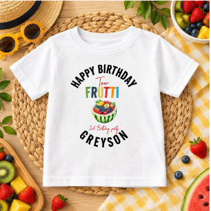 Camiseta De Bebé La fiesta de cumpleaños número 2 de nuestro pequeñ