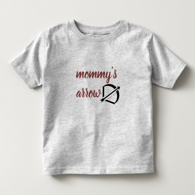 Camiseta De Bebé La flecha de la mamá (Anverso)
