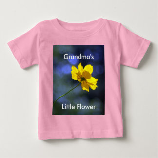 Camiseta De Bebé La flor pequeña de la abuela