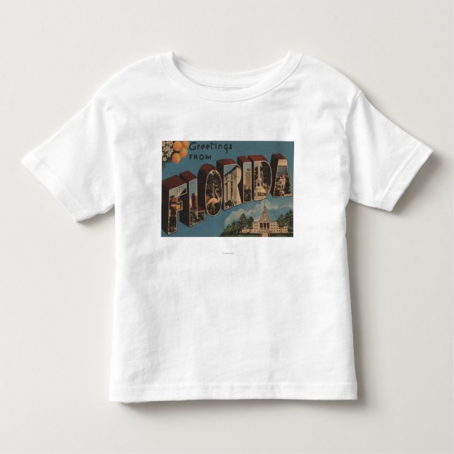 Camiseta De Bebé La Florida (edificio capital) - letra grande (Anverso)
