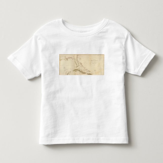 Camiseta De Bebé La Florida y las Antillas (Anverso)