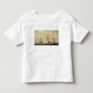 Camiseta De Bebé La flota inglesa debajo de la vela