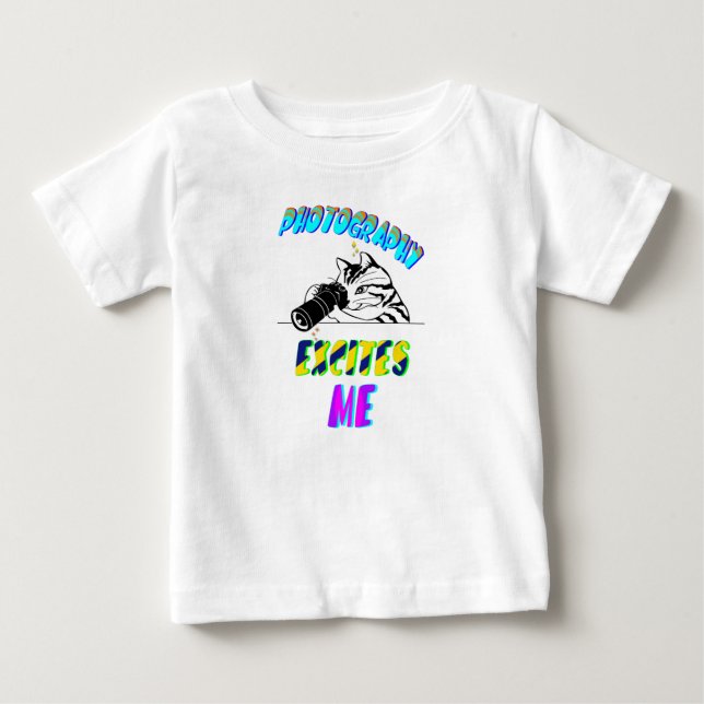 Camiseta De Bebé La fotografía me emociona (Anverso)
