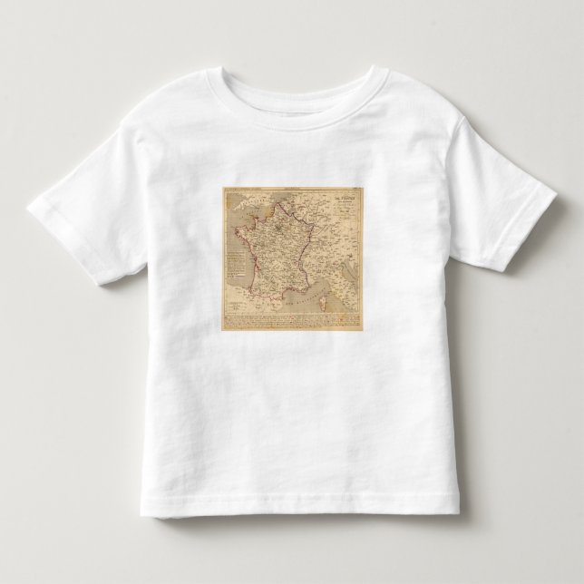 Camiseta De Bebé La Francia 1814 un 1840 (Anverso)
