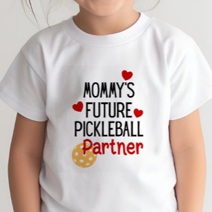 Camiseta De Bebé La futura compañera de piquetes de mamá, niña