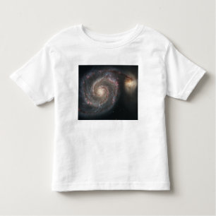 Camiseta De Bebé La galaxia de remolinos (M51) y la galaxia conexa