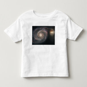 Camiseta De Bebé La galaxia del torbellino (M51) y galaxia del