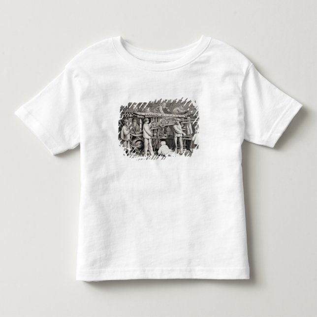 Camiseta De Bebé La galería avanzada en el lado francés del lunes (Anverso)