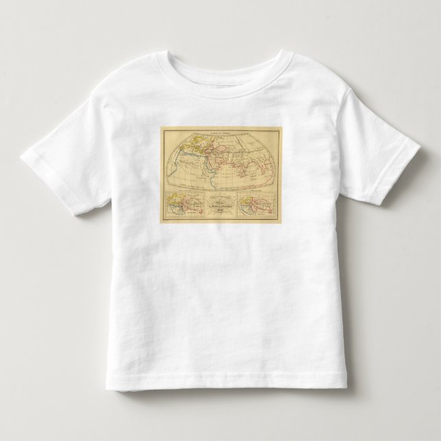 Camiseta De Bebé La geografía de Ptolomeo (Anverso)
